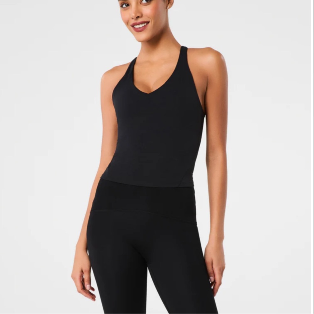 Spanx V-Neck Shelf Tank
